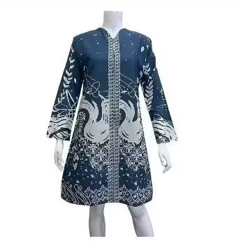 Tunik batik katun solo baju wanita Kalimataya andini