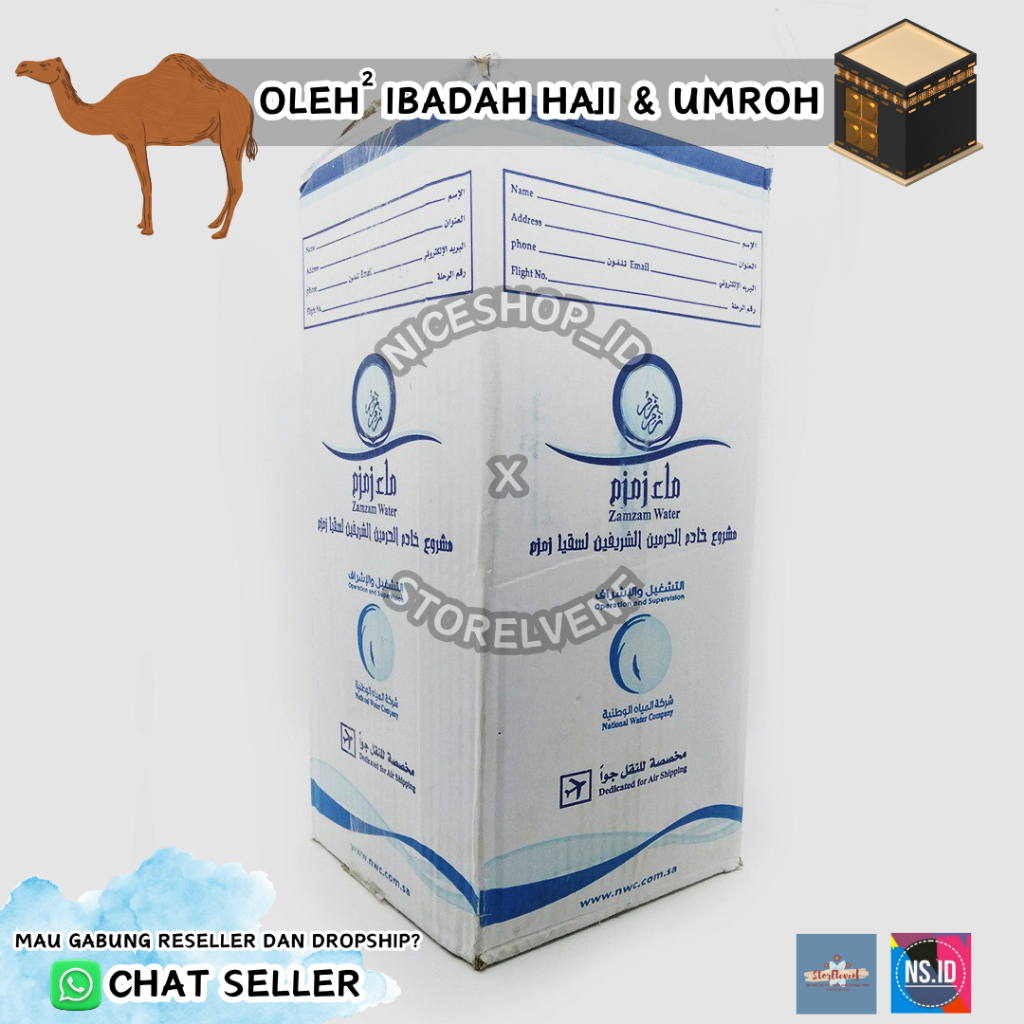 

Oleh Ibadah Haji & Ummroh AIR ZAM ZAM 5 LITER