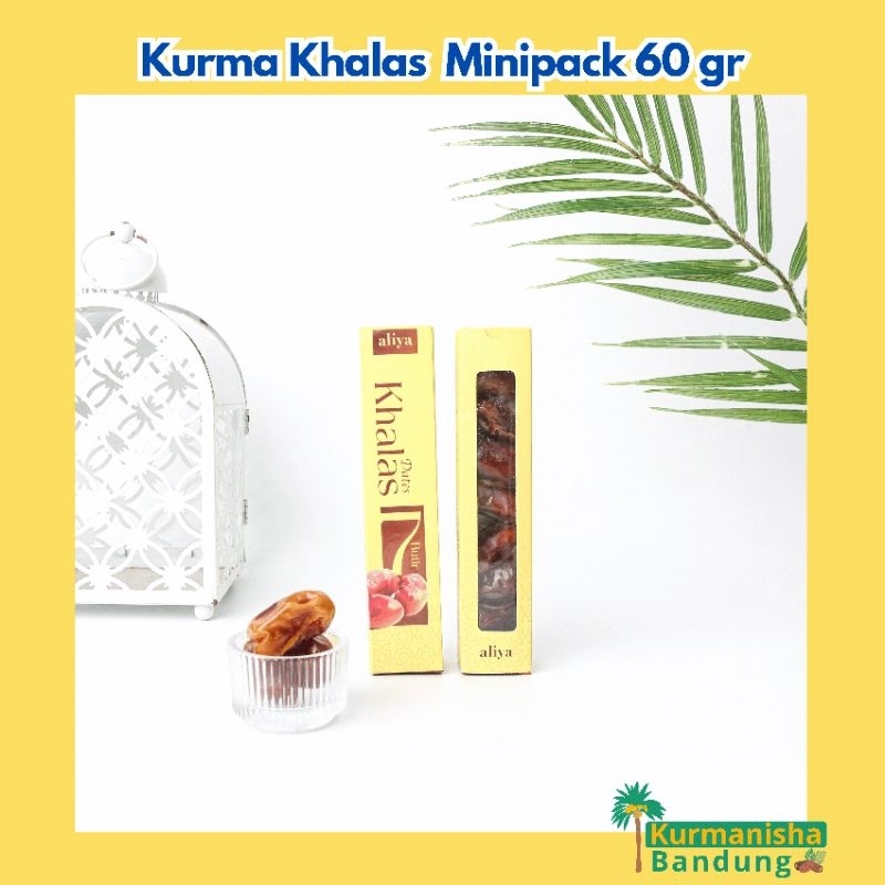 

Kurma Khalas Minipack 60gr