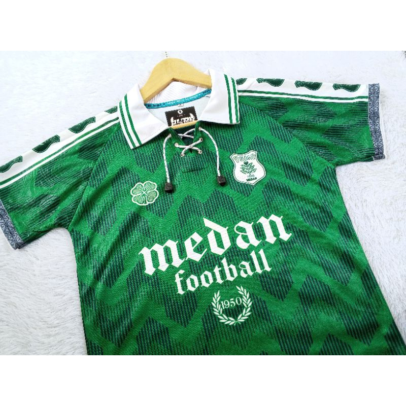 JERSEY RETRO PSMS MEDAN VINTAGE RIBAKK SUDE JERSEY SUPORTER PREMIUM