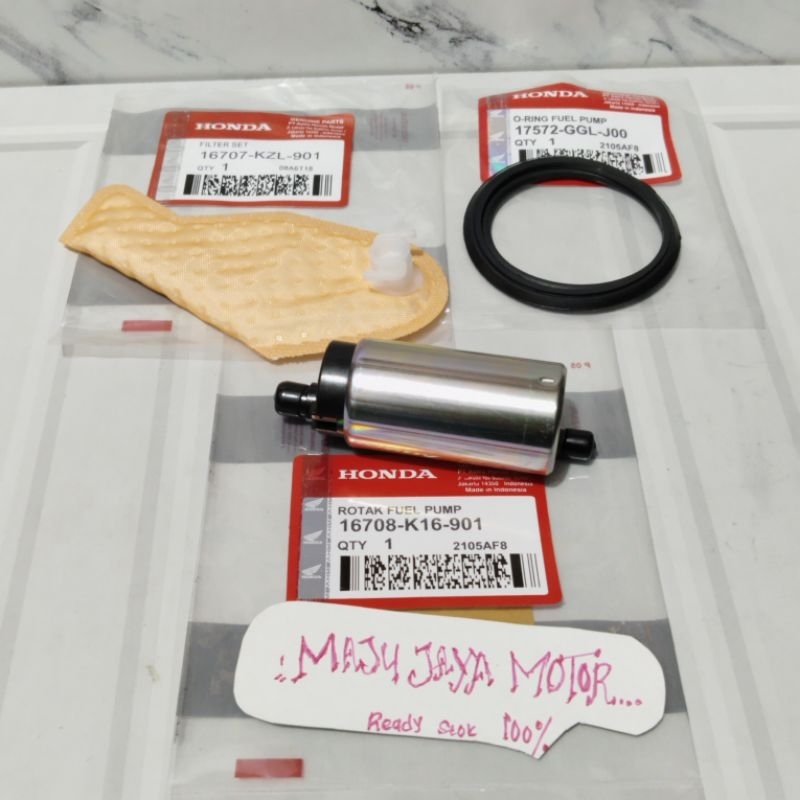 Peket 3aitem  Rotak K16+filter fuel pump KZL+Oring Beat fi Scoopy fi spacy fi Beat pop vario 110 fi 