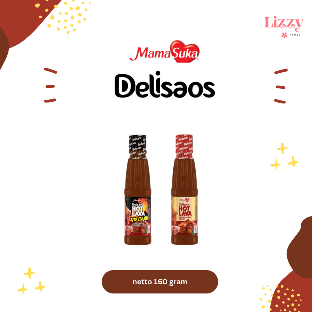 

MamaSuka Delisaos Hot Lava Volcano Saos Sambal 160 gr