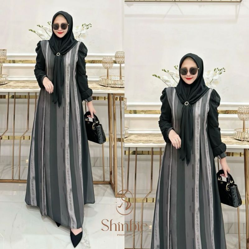 ✨YOLANDA Dress Vol.2 By ALODY✨Set Kerudung