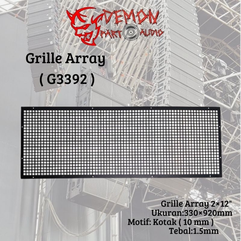 Grille/Ram Speaker Line Array 2×12" ( G3392 )
