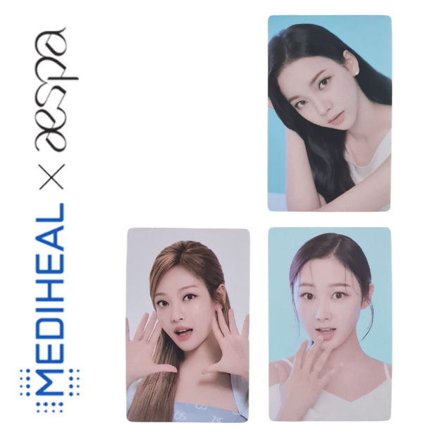 MEDIHEAL x AESPA Photocard (Photo Card / Kartu Foto Koleksi Penggemar / Merchandise) NINGNING / GISE