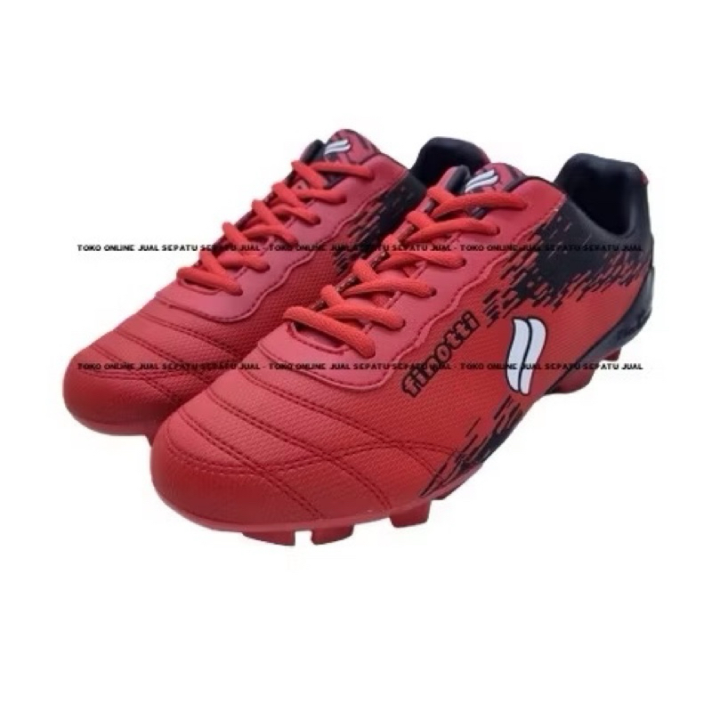 sepatu bola finotti fifa 04 merah uk.35