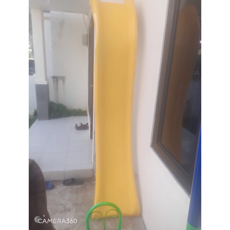 perosotan fiber nya saja tanpa tangga mainan seluncuran anak paud