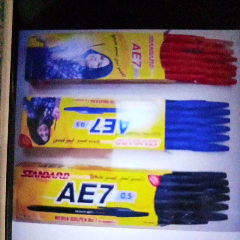

promo pulpen standar ae7 isi 12pcs