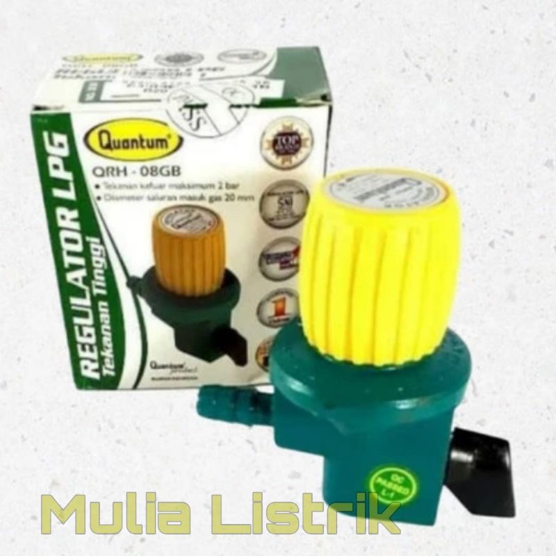 Quantum QRH08GB reagulator tekan tinggi buat kompor jualan  Regulator Quantum