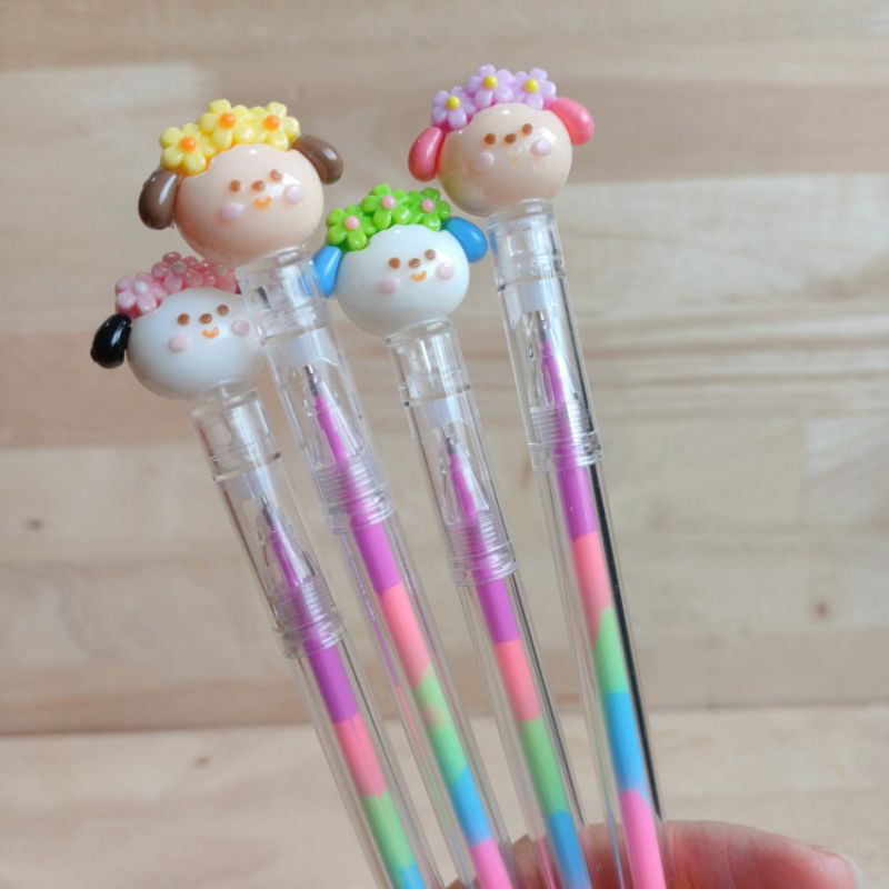 

Pulpen 6 warna puppy anabul PL001