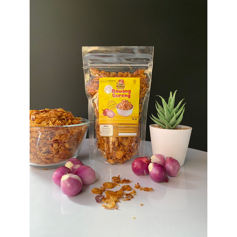 

BAWANG GORENG PREMIUM 80 gr TANPA CAMPURAN