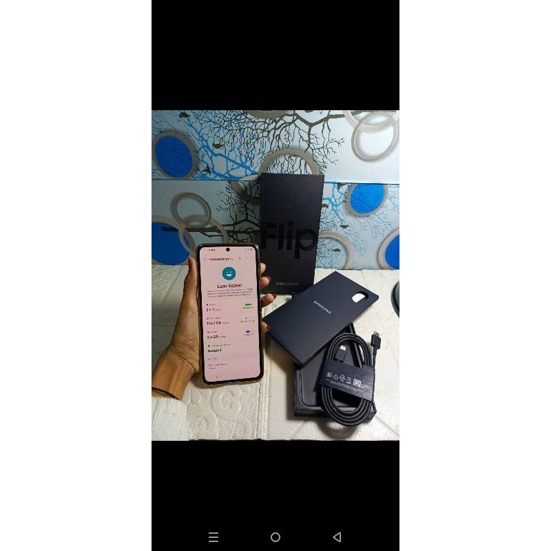 JUAL HP SAMSUNG Z FLIP 4 5G RAM 8/128GB ORIGINAL SEIN FULLSHET