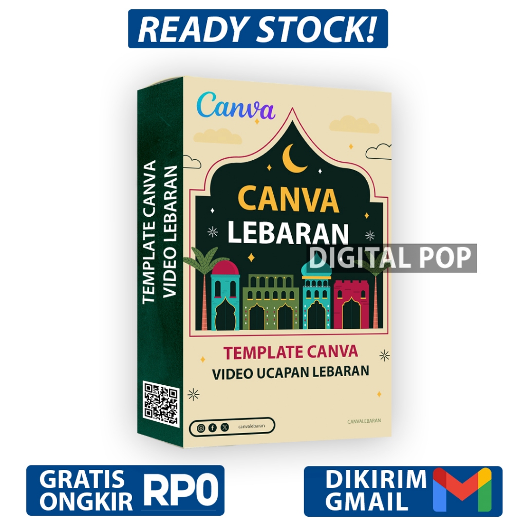 Canva Lebaran - Template Canva Video Ucapan Lebaran
