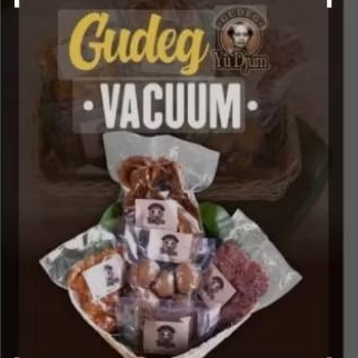 

Paket Gudeg Yu Djum Vakum/ Vacum Besek Frozen Gudeg + Dada/ Paha Atas 1 + Telur 5