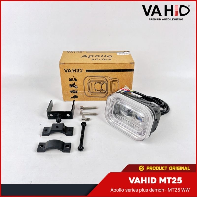 VAHID MT25 | LAMPU TEMBAK MT25 | LAMPU SOROT SUDAH DENGAN DEMON | LED CREE FOGLAMP