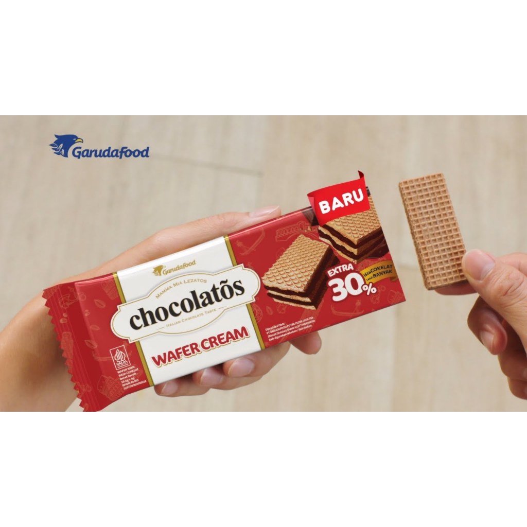 

( 1 Pak isi 10 ) Chocolatos wafer cream 16,5gr