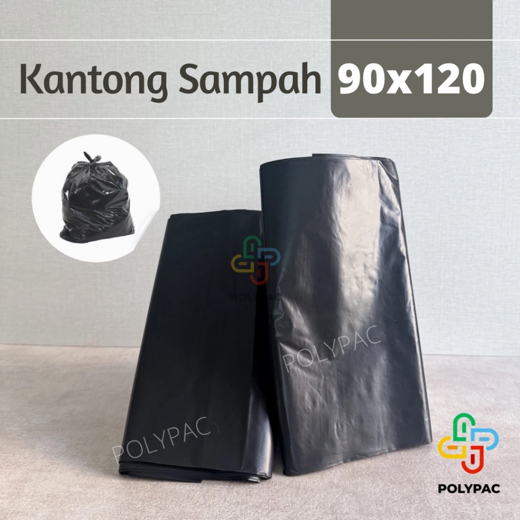 Kantong Sampah 90x120 - Polybag / Plastik Plong / Kantong Plastik Tanpa Lem