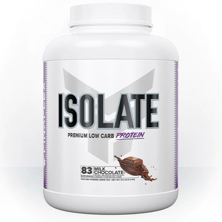 FINAFLEX Isolate 5,5 Lbs 5 LB 5Lbs 2,5 Kg Whey Protein Isolate Premium Low Carb Gluten Lactose Free 
