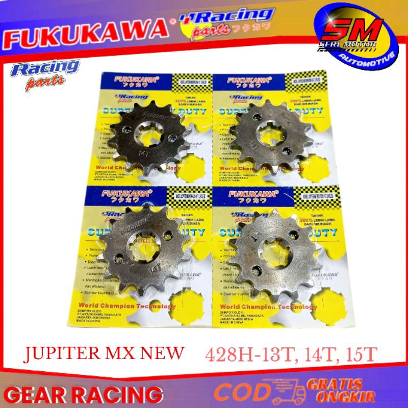 Gear Depan Racing Fukukawa Supra Karisma Supra fit new, Rx King, Jupiter Mx New, KCT, Klx150, Thunde