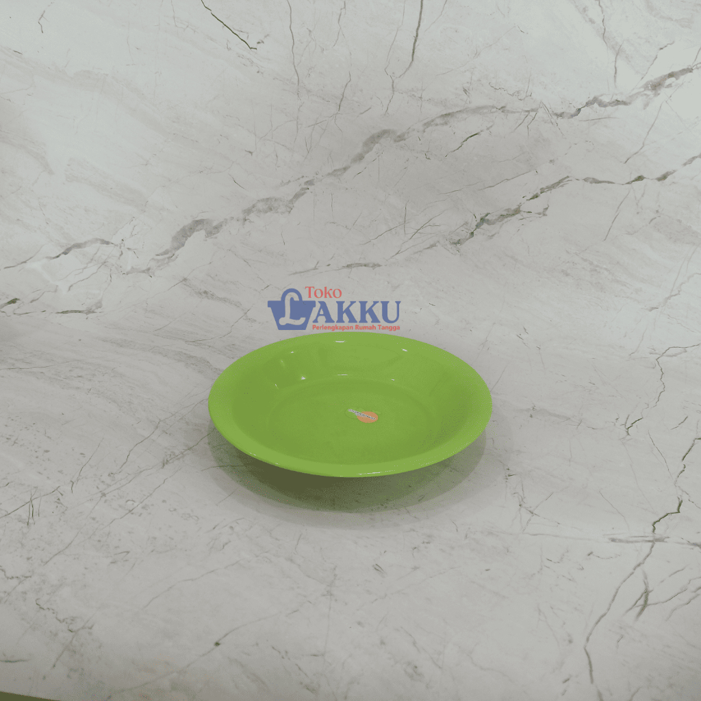 Piring Makan Plastik Hijau Golden Sunkist PM-8006