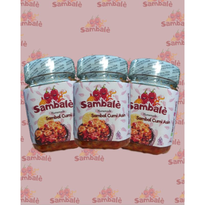 

PAKET SAMBELÈ 3 / Sambal Cumi Asin / 110gram