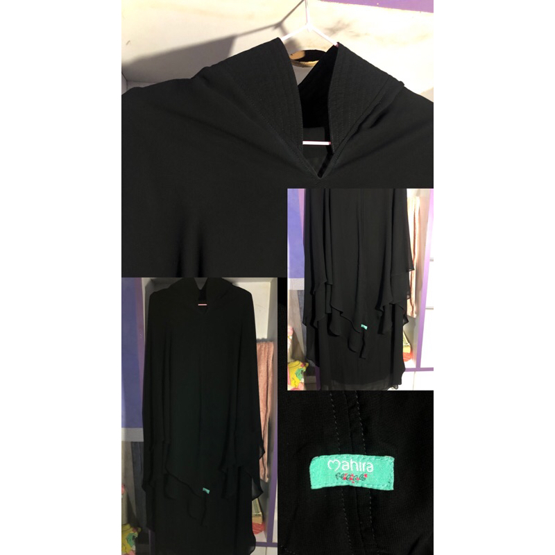 Khimar soft pad by mahira chiffon arabeschi/ sifon arab