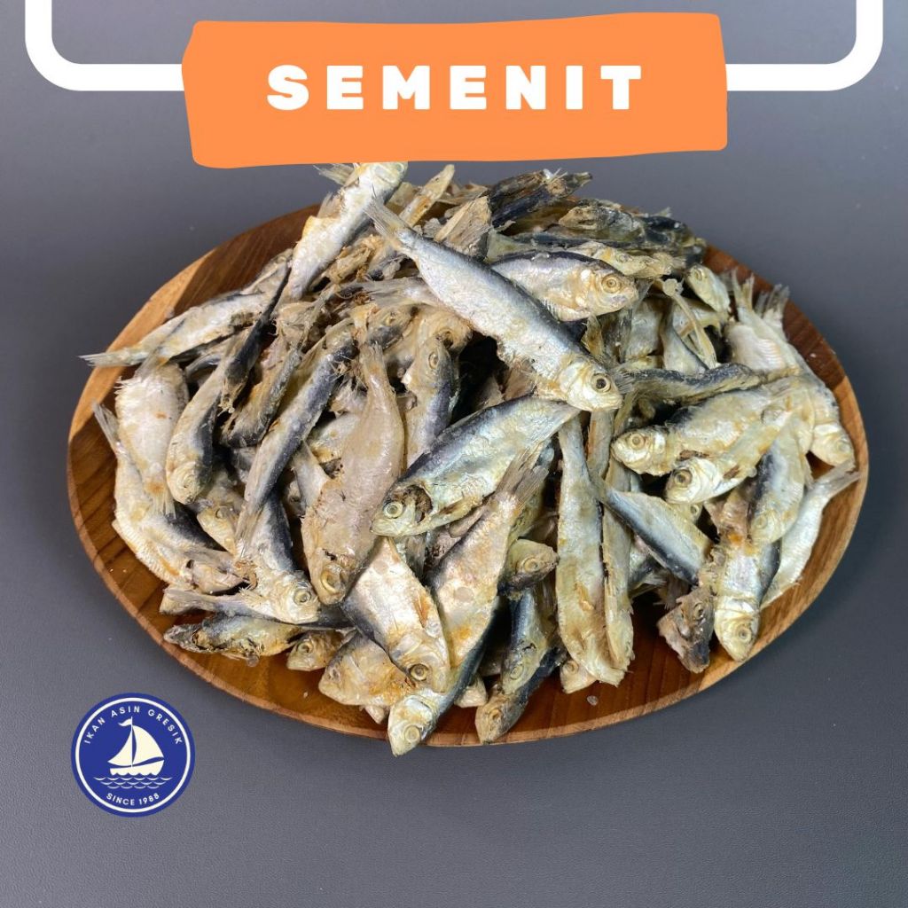 

Ikan Asin Gresik Semenit Asin Japuh Juwi Kemasan 500gram