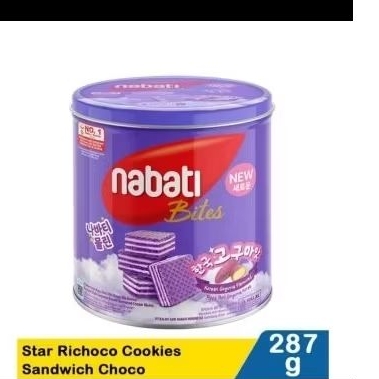 

PROMO BISKUIT KALENG/ NABATI BITES star richoco cookies sandwice choco
