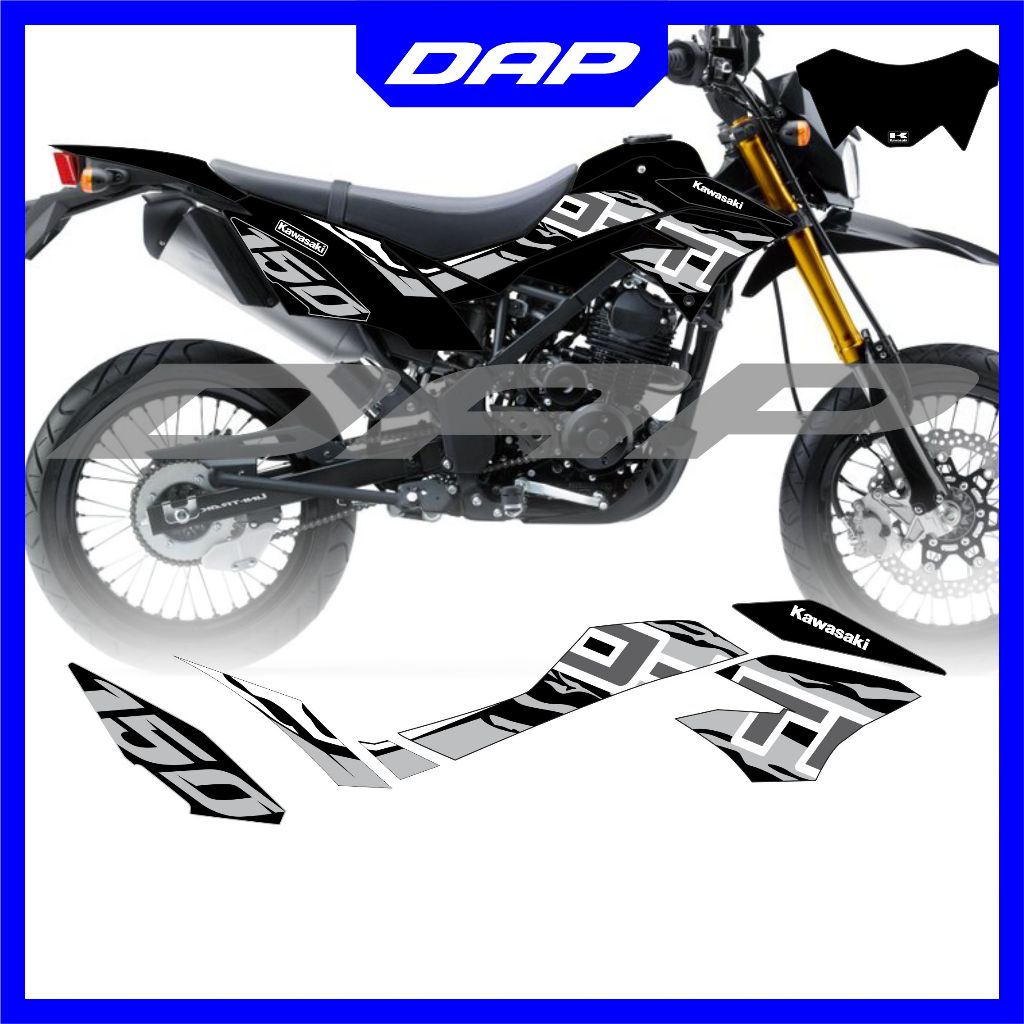 Striping Kawasaki DTracker 150 SE 2021 ABU