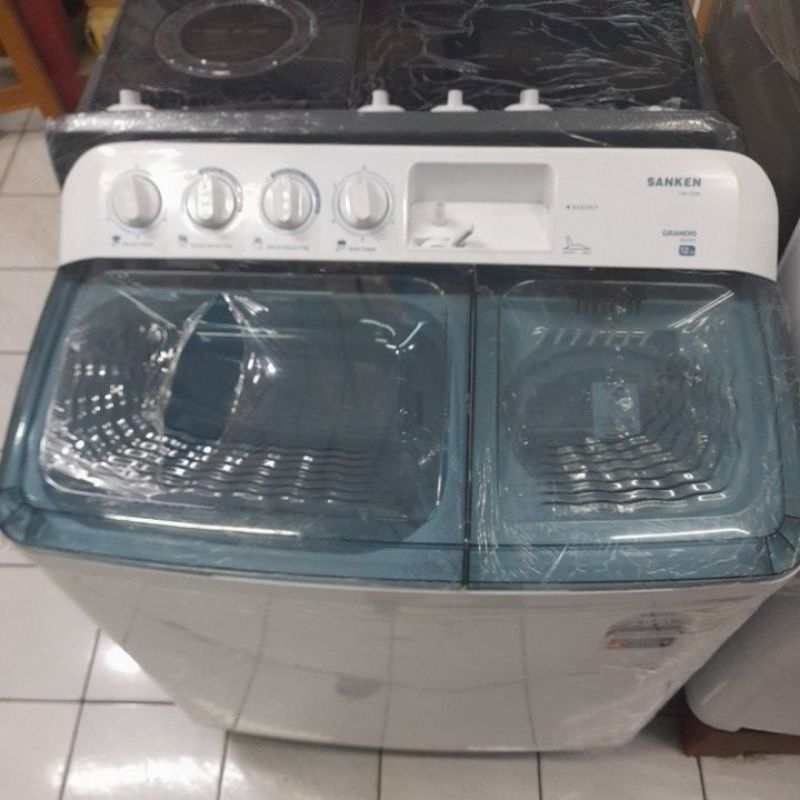 Mesin Cuci Sanken 2 Tabung 12 Kg TW 1226