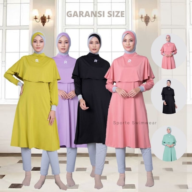 Swimwear Muslimah - Baju Renang Muslimah Marina Swimwear Rocella