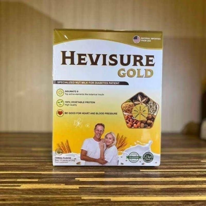 

1 BOX HEVISURE GOLD ASLI ORIGINAL MILK SUSU OBAT DIABETES KENCING MANIS KADAR GULA RENDAH
