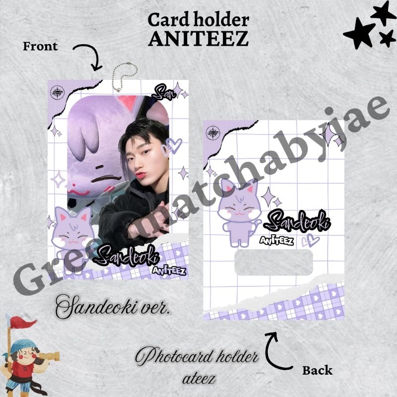 [Pre-Order] Photocard Holder Cahol Aniteez Ateez