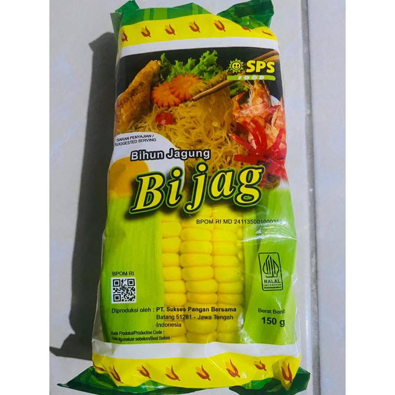 

Bihun jagung Bjak kemasan isi 2 keping 150 gram