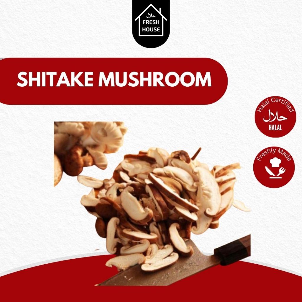 

JAMUR SHITAKE MUSHROOM / SLICE SHITAKE