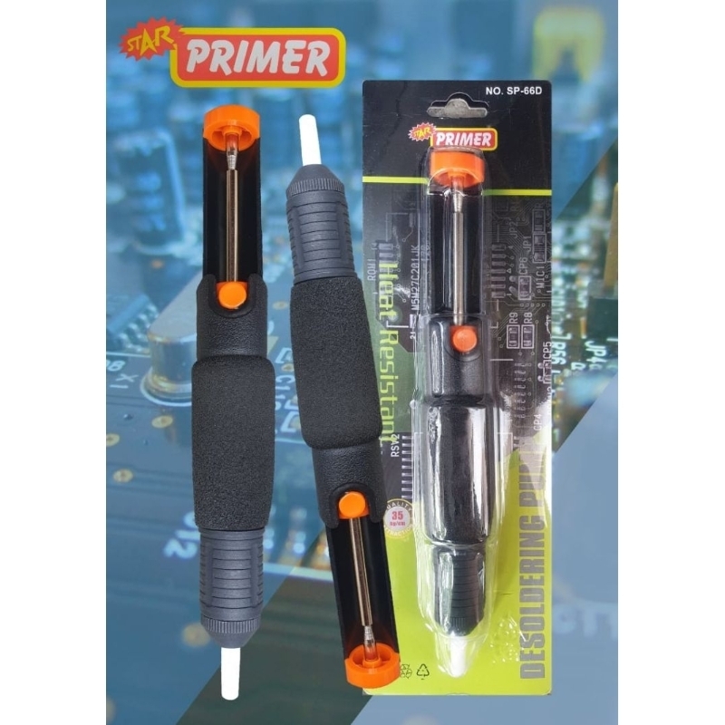 STAR PRIMER SP-66D SEDOTAN TIMAH SOLDER ATRAKTOR  DESOLDERING PUMP KUALITAS BAGUS