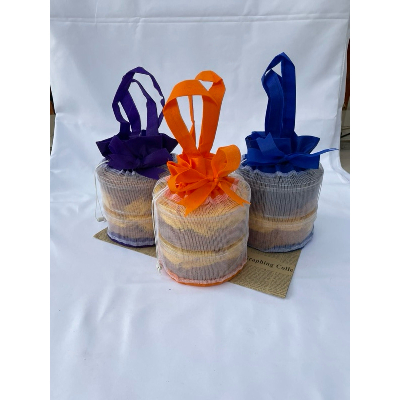 (paket hemat 10 pcs)tas toples 3 susun ukuran 500 gram tas toples tile tas toples hampers lebaran