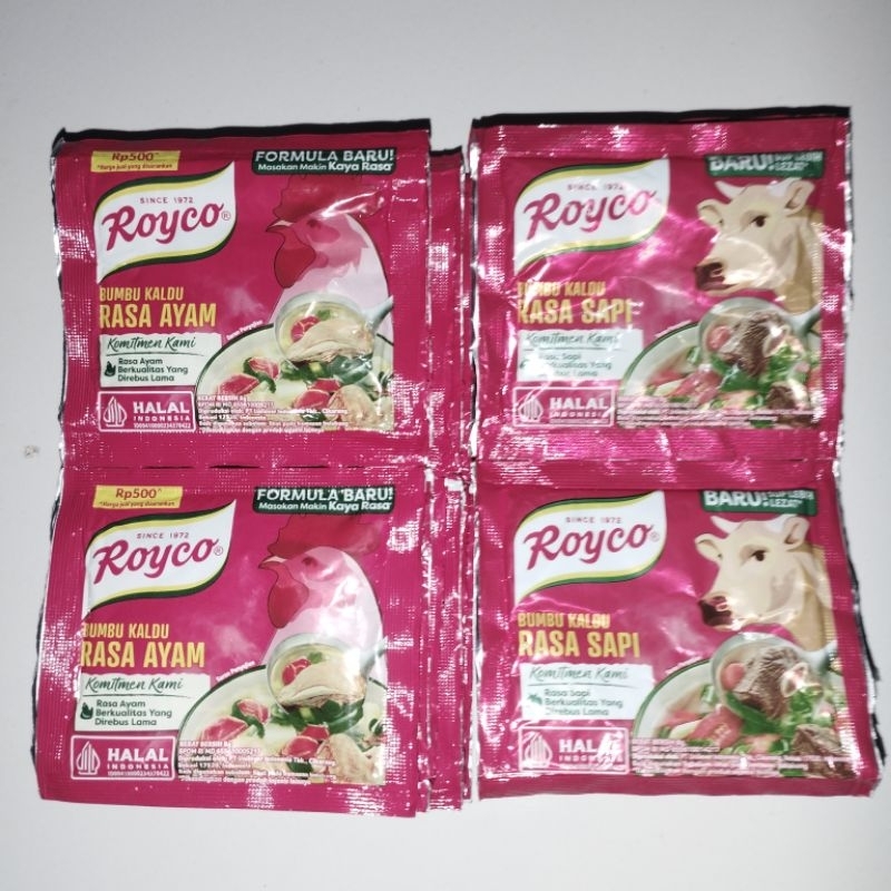 

Royco Kaldu [Sapi & Ayam] 8g – 1 Renteng Isi 12 Sachet (Pilih Varian)