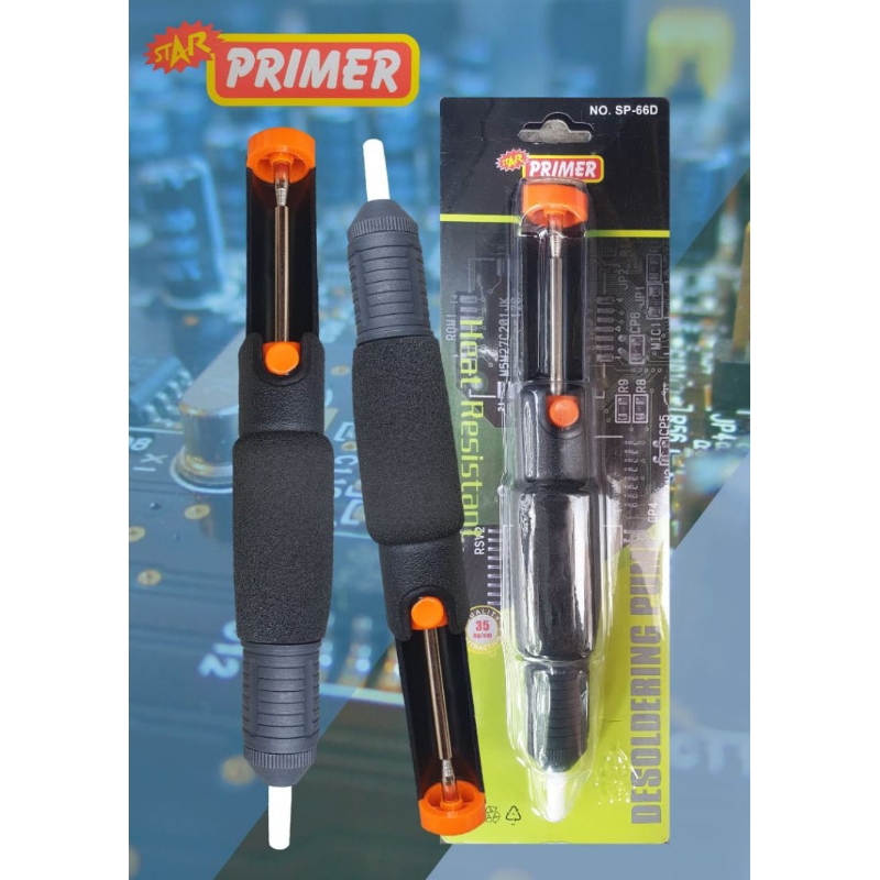 STAR PRIMER SP-66D SEDOTAN TIMAH SOLDER ATRAKTOR  DESOLDERING PUMP KUALITAS BAGUS