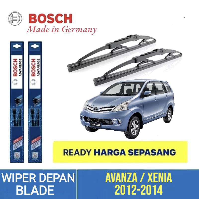 WIPER BLADE MOBIL AVANZA 2012 - 2014/ XENIA 2012 - 2014 BOSCH ADVANTAGE 21" - 14" ORIGINAL