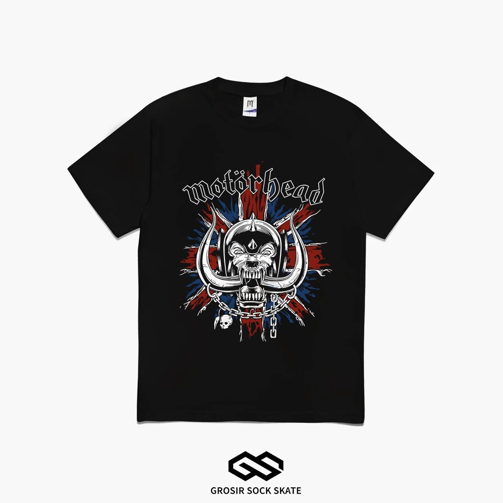 KAOS BAND MOTORHEAD TAG MERCHCONS SIZE LUAR / KAOS MUSIK DISTRO - HOUSE OF PATCH