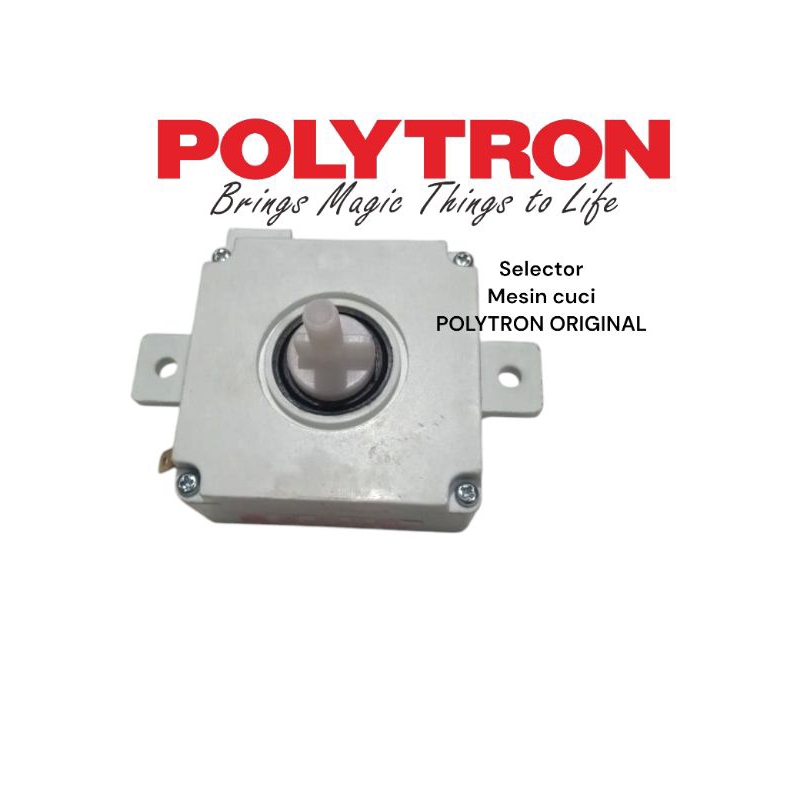 selector mesin cuci Polytron selektor pembuangan air Polytron mesin cuci 2 tabung