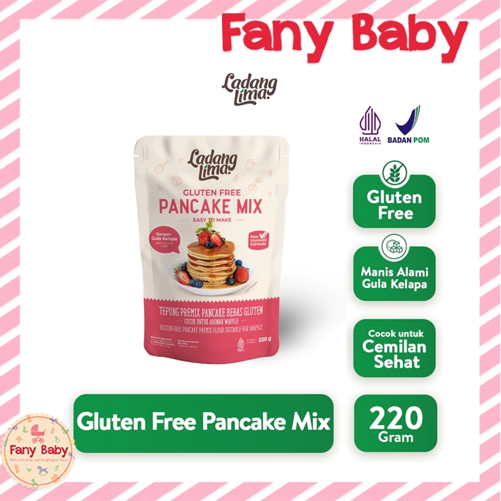

LADANG LIMA PANCAKE MIX CRANBERRY 220GR GLUTEN FREE