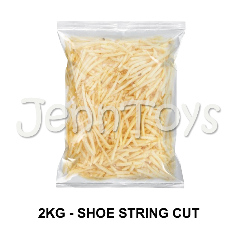 

Kentang goreng Shoestring cut Straight cut 2KG Frozen french fries Kentang beku goreng