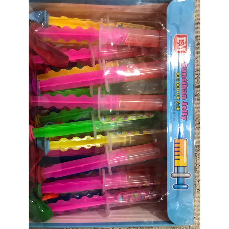 

JELLY BENTUK STIK aneka rasa ( jeruk,anggur,apel,stroberi) 1 pack isi 30 stik