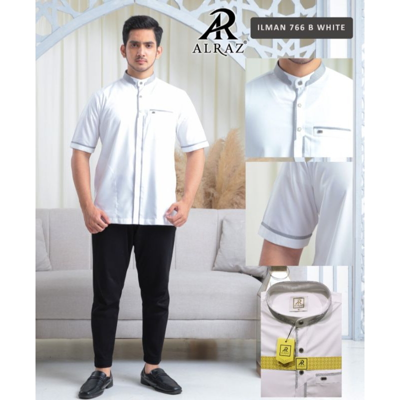 KOKO ALRAZ | KOKO ALRAZ PREMIUM|KOKO PUTIH LENGAN PENDEK
