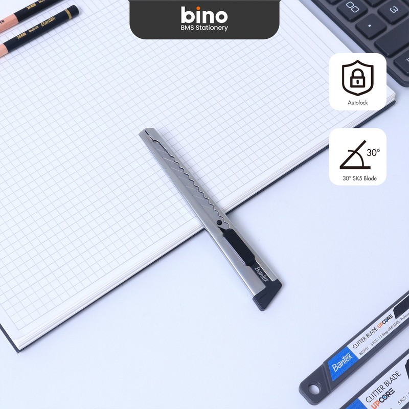 

[BMS Bekasi] Bantex Cutter / Pemotong Kertas Pisau 30 Derajat Sudut Tajam SK5 BD5159