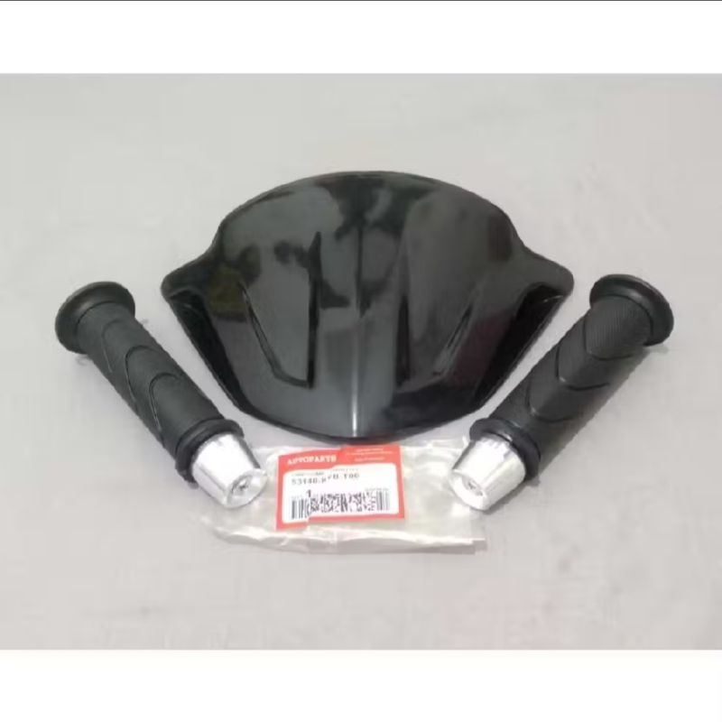 SEPAKET COD VISOR BEAT CARBU 2008-2012 PLUS HANDGRIP HONDA+JALU PCX  BEAT CARBU