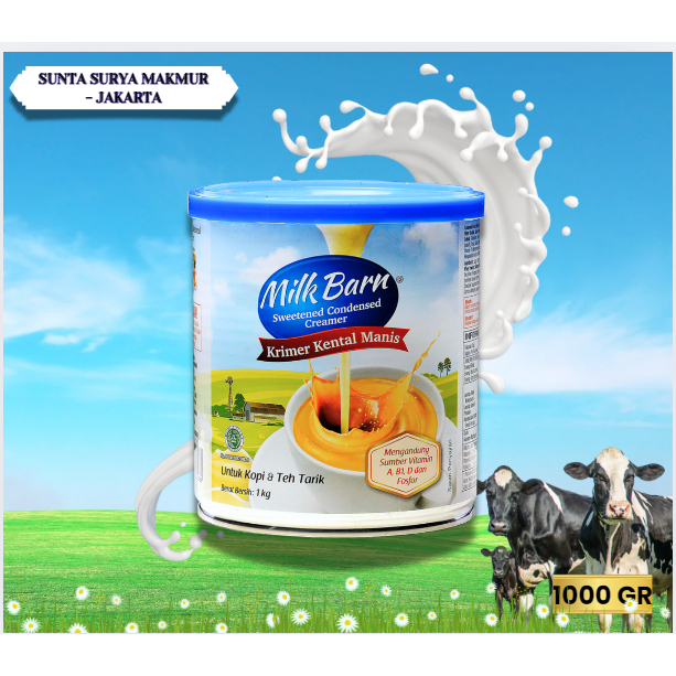 

Susu Kental Manis Milk Barn 1Kg Original