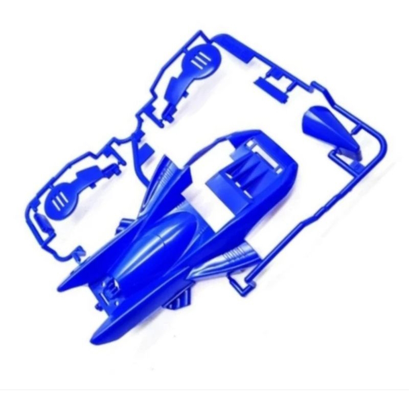 TAMIYA BODY SET STRATO VECTOR BIRU ORIGINAL